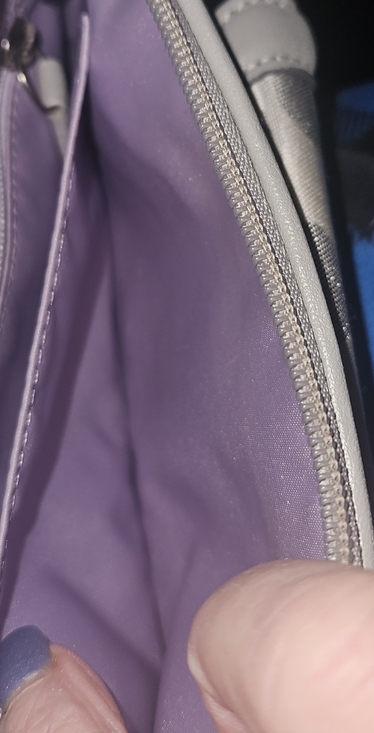 COACH Lurex Signature Cs, Penelope Metallic Gray Crossbody Bag Set - Picture 10 of 11